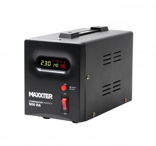 Стабілізатор Maxxter MX-AVR-S500-01 500VA 245959 фото