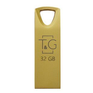 Флеш-накопичувач USB 32GB T&G 117 Metal Series Gold (TG117GD-32G) 305902 фото