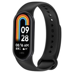 Силіконовий ремінець BeCover для Xiaomi Mi Smart Band 8 Black (709376) 482482 фото