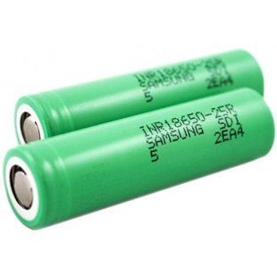 Акумулятор Samsung 18650 Li-Ion 2500 mAh Green 257958 фото