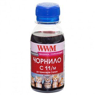 Чорнило WWM Canon CL-511С/CL-513С/CLI-521M (Magenta) (C11/M-2) 100г 210325 фото
