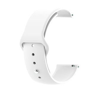 Силіконовий ремінець BeCover для Samsung Galaxy Watch 46mm/Watch 3 45mm/Gear S3 Classic/Gear S3 Frontier White (706317) 365883 фото