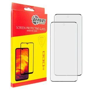 Захисне скло Dengos для Xiaomi Redmi Note 14 Pro Black Full Glue (DG-TG2P-64) 2шт 543591 фото