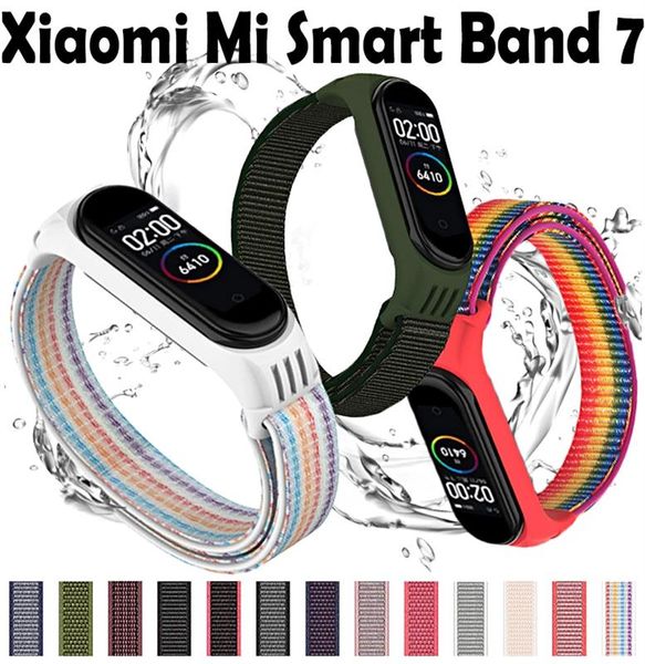 Ремінець BeCover Nylon Style для Xiaomi Mi Smart Band 7 Red-Rainbow (707669) 425490 фото