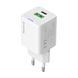 Мережевий зарядний пристрій ColorWay GaN Mini 30W PD Port PPS USB (Type-C PD + USB QC4.0) White (CW-CHS053PD-WT) 551225 фото 3