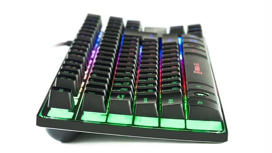 Клавіатура REAL-EL Gaming 8710 TKL Backlit Ukr Black 449231 фото