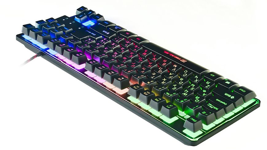 Клавіатура REAL-EL Gaming 8710 TKL Backlit Ukr Black 449231 фото