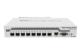 Комутатор MikroTik CRS309-1G-8S+IN (8xSFP+, 1хGE PoE In managment, RS232, L3) 251112 фото