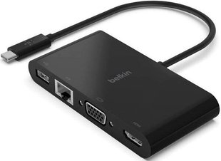 Док-станція Belkin USB-C Multimedia Adapter (AVC005BTBK) 476883 фото