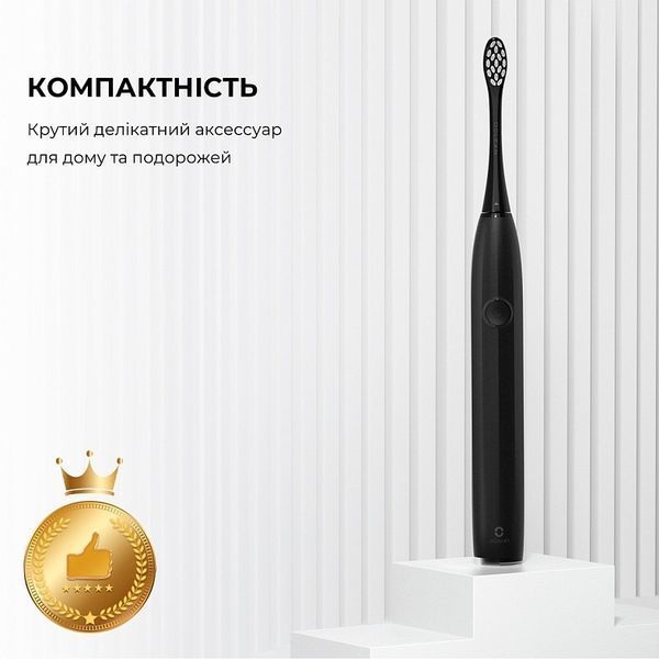 Розумна зубна електрощітка Oclean Endurance Electric Toothbrush Black (6970810552386) 424820 фото
