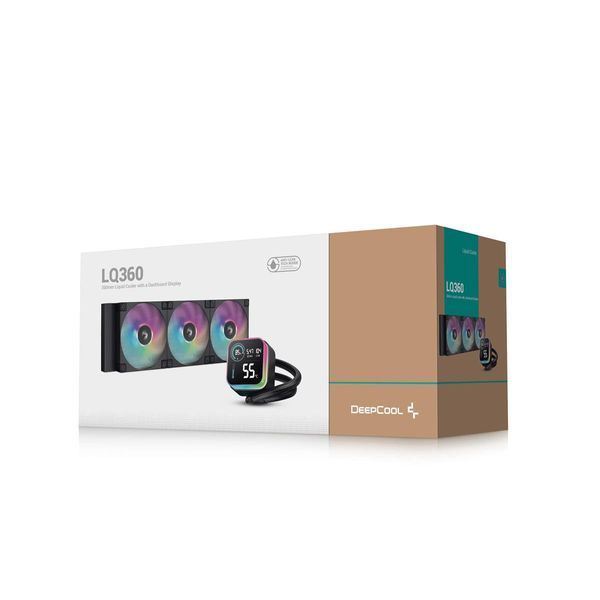 Система водяного охолодження DeepCool LQ360 Black (R-LQ360-BKLSMW-G-1) 541192 фото