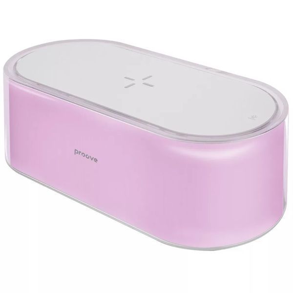 Нічник із бездротовою зарядкою Proove Multicolor Glow White (PLGM00102002) 592423 фото