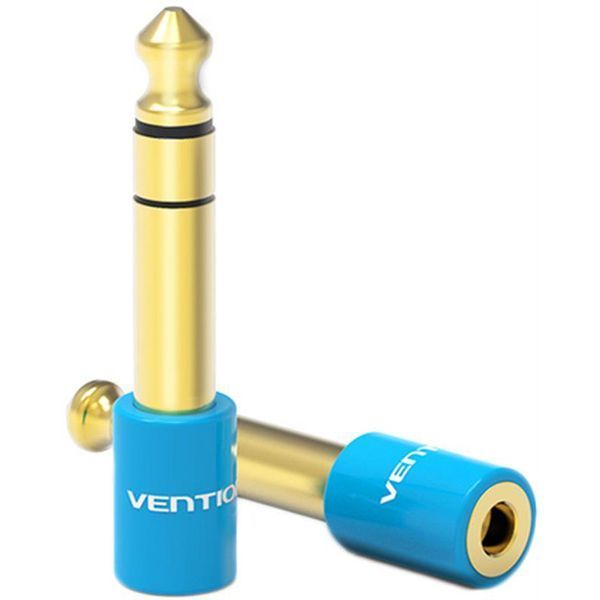 Адаптер Vention Audio 6.35 мм - 3.5 мм (M/F) (VAB-S01-L) 395013 фото