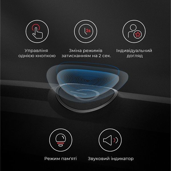 Розумна зубна електрощітка Oclean Endurance Electric Toothbrush Black (6970810552386) 424820 фото
