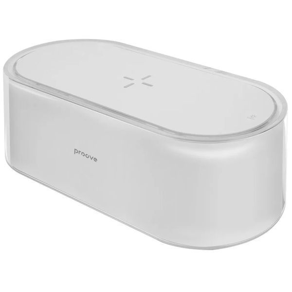 Нічник із бездротовою зарядкою Proove Multicolor Glow White (PLGM00102002) 592423 фото