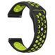 Ремінець BeCover Nike Style для Samsung Galaxy (20mm)/Watch 5/ Watch 4 40/44mm/Watch 4 Classic 42mm/Watch Active/Active 2 40/44mm/Watch 3 41mm/Gear S2/Classic/Gear Sport Black-Yellow (705697) 348667 фото 2