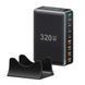 Мережевий зарядний пристрій Essager Engine 320W 4xUSB-C+4xUSB-A Black (EZC320W-QJB0G-Z) 608010 фото 3