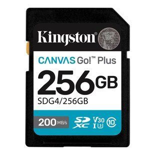 Карта пам`ятi SDXC 256GB UHS-I/U3 Class 10 Kingston Canvas Go! Plus R200/W160MB/s (SDG4/256GB) 550097 фото