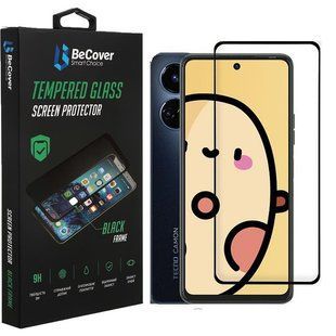 Захисне скло BeCover для Tecno Camon 19 Neo (CH6i) Black (708168) 439545 фото
