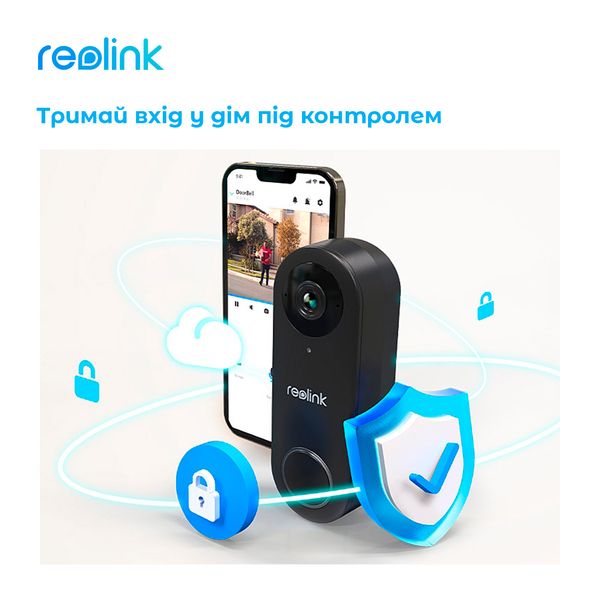 Відеодзвінок Reolink Video Doorbell WiFi 460241 фото