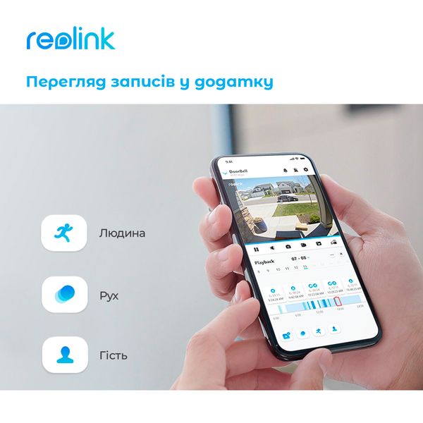 Відеодзвінок Reolink Video Doorbell WiFi 460241 фото