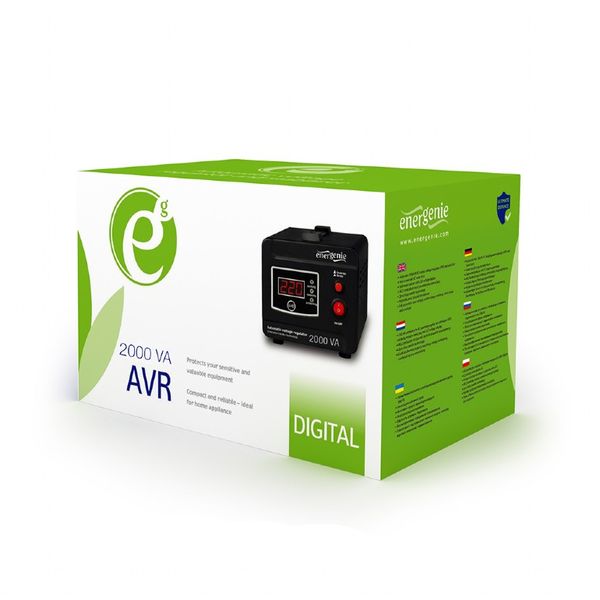 Стабілізатор EnerGenie EG-AVR-D2000-01 2000VA 147503 фото