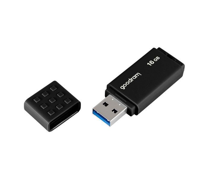 Флеш-накопичувач USB3.2 16GB Goodram UME3 Black (UME3-0160K0R11) 286338 фото