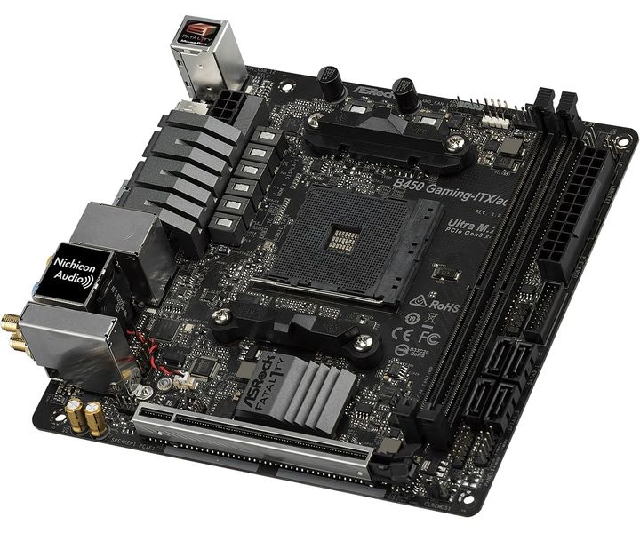 Материнська плата ASRock B450 Gaming-ITX/AC Socket AM4 437237 фото