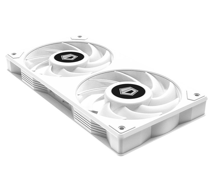 Вентилятор ID-Cooling Icefan 240 ARGB Snow, 245x125x27мм, 3-pin, 4-pin PWM, білий 315267 фото