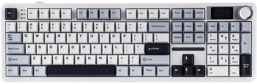 Клавіатура бездротова Aula F108 Pro White (6978080501318) 592448 фото