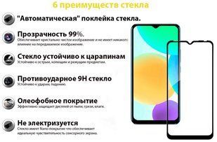 Захисне скло BeCover для Infinix Smart 6 (X6511B) Black (707602) 425502 фото