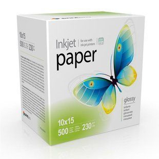 Папiр PrintPro глянсовий 230г/м2 10x15см 500арк. (PGE2305004R) 41711 фото
