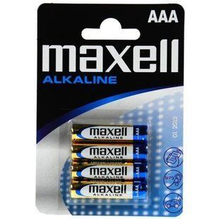 Батарейка Maxell AAA/LR03 BL 4шт 257397 фото