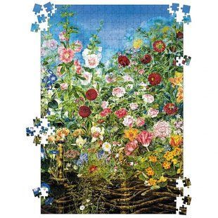 Пазл UkrainianPuzzles Квіти за тином. Катерина Білокур 585514 фото