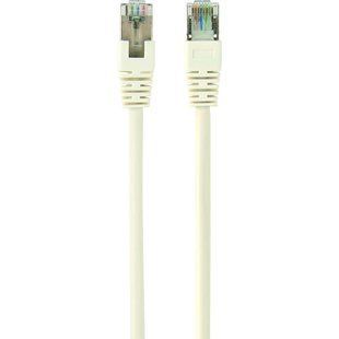 Патч-корд Cablexpert (PP6-5M/W) FTP, літий, 50u " штекер зі засувкою, 5 м, білий 236114 фото