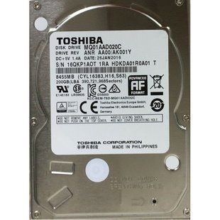 Накопичувач HDD 2.5" SATA 200GB Toshiba 4200rpm 8MB (MQ01AAD020C) 292113 фото
