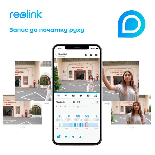 Відеодзвінок Reolink Video Doorbell PoE 460242 фото