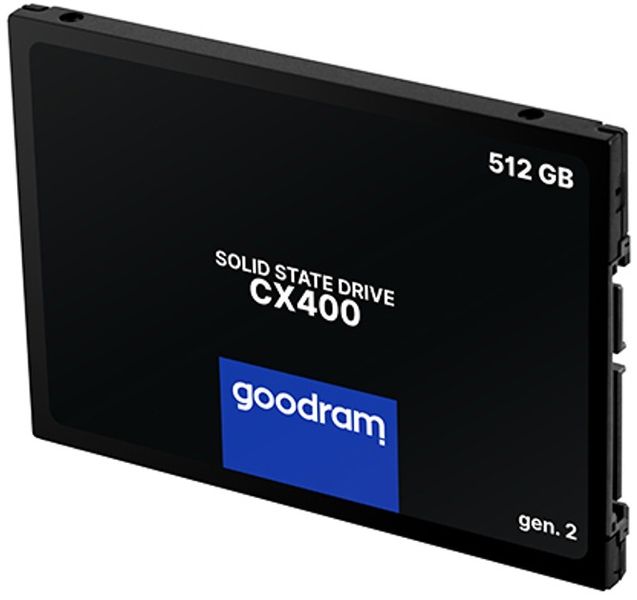 Накопичувач SSD 512GB Goodram CX400 Gen.2 2.5" SATAIII 3D TLC (SSDPR-CX400-512-G2) 320782 фото