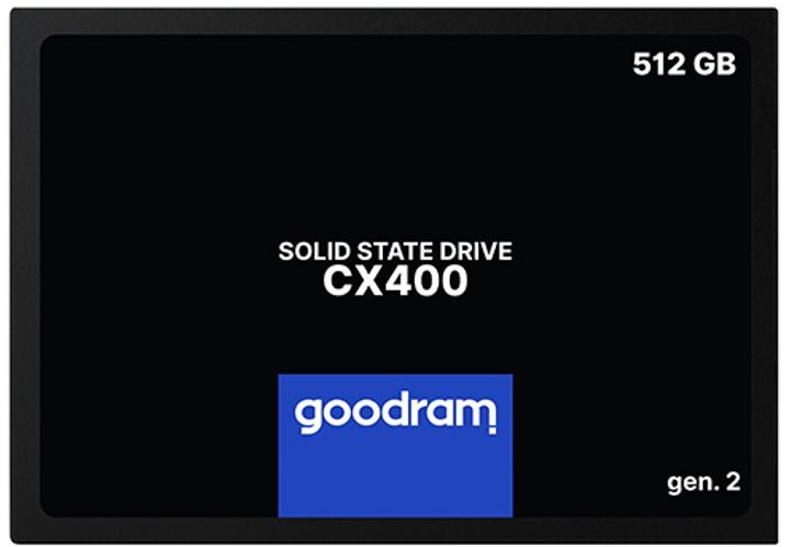 Накопичувач SSD 512GB Goodram CX400 Gen.2 2.5" SATAIII 3D TLC (SSDPR-CX400-512-G2) 320782 фото