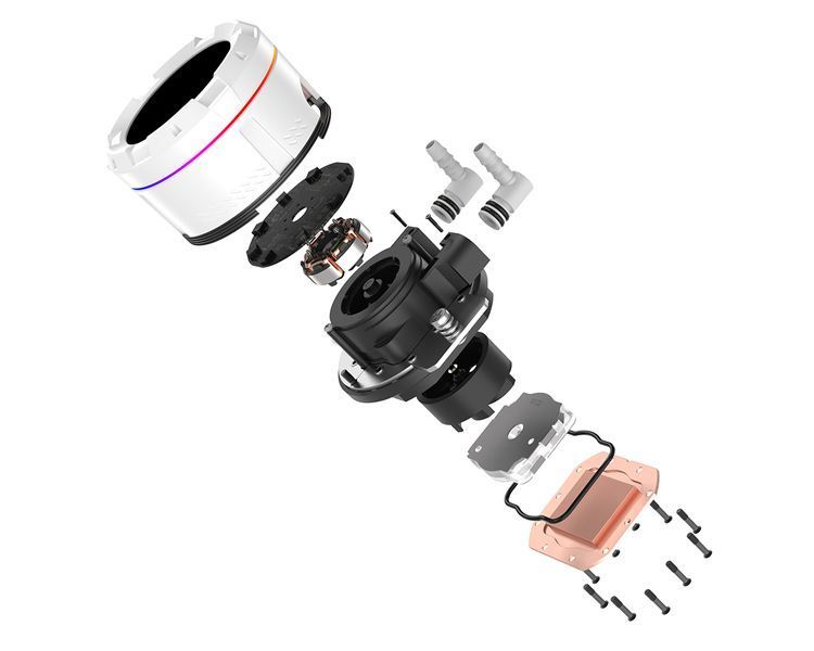 Система водяного охолодження ID-Cooling Space LCD SL360 XE White 514930 фото