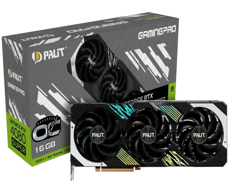 Відеокарта GF RTX 4080 Super 16GB GDDR6X GamingPro OC Palit (NED408ST19T2-1032A) 487031 фото