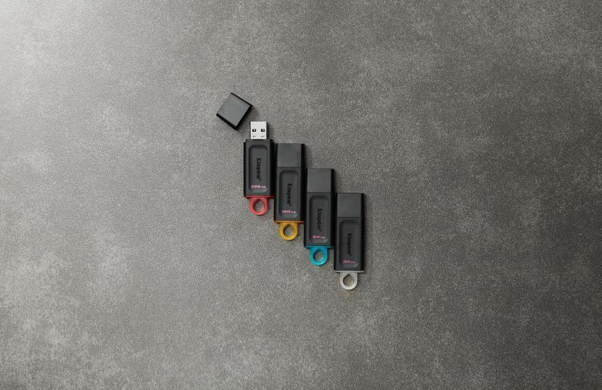 Флеш-накопичувач USB3.2 64GB Kingston DataTraveler Exodia Black/Teal (DTX/64GB) 322990 фото