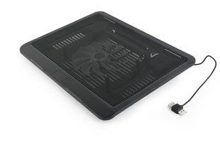 Охолоджуюча підставка для ноутбука Gembird NBS-1F15-04 Black 15.6" 295083 фото