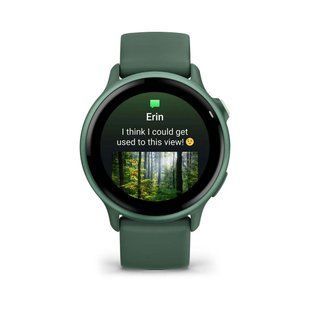 Смарт-годинник Garmin Vivoactive 6 Metallic Jasper Green with Jasper Green Silicone Band (010-02985-42) 558006 фото