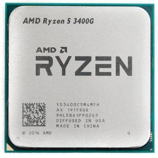 Процесор AMD Ryzen 5 3400G (3.7GHz 4MB 65W AM4) Tray (YD3400C5M4MFH) 310792 фото