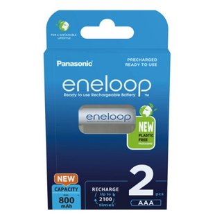 Акумулятори Panasonic Eneloop AAA NI-MH 800 mAh BL 2 шт 507270 фото