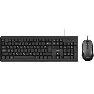 Комплект (клавіатура, миша) 2E MK401 Black (2E-MK401UB_UA) 488427 фото