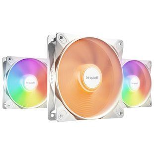 Вентилятор be quiet! Light Wings LX 120mm PWM High-Speed 3-Pack White (BL125) 574723 фото