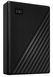 Зовнішній жорсткий диск 2.5" USB 4.0TB WD My Passport Black (WDBPKJ0040BBK-WESN) 282373 фото 2