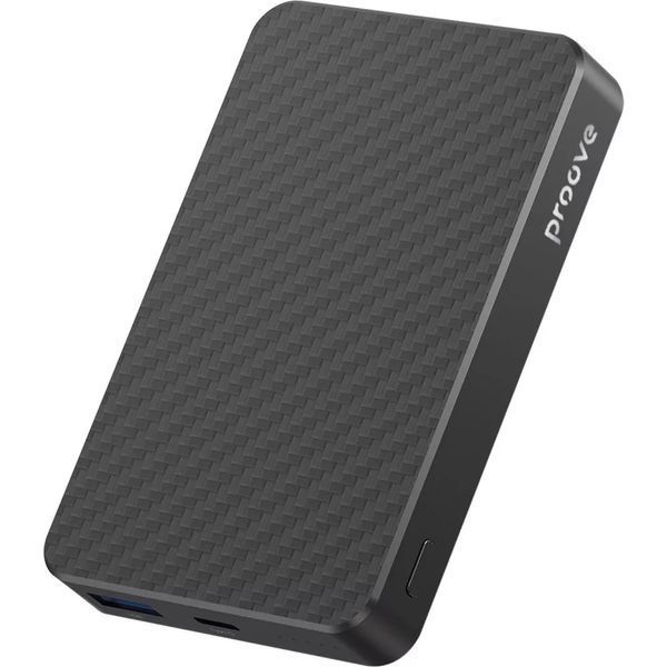 Універсальна мобільна батарея Proove Carbon Slim 22.5W 10000mAh Black (PBCS22110001) 592463 фото
